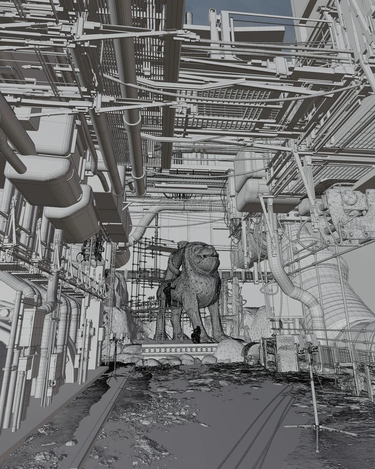 Ancient discovery: vista de la estructura 3D.